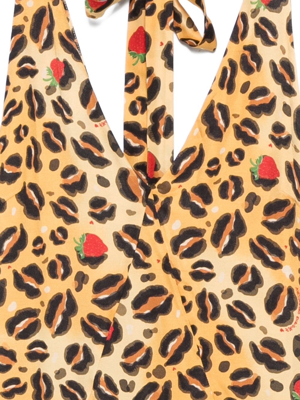 [ALESSANDRO ENRIQUEZ] Sleeveless dress SS26 D098VIANIMAL