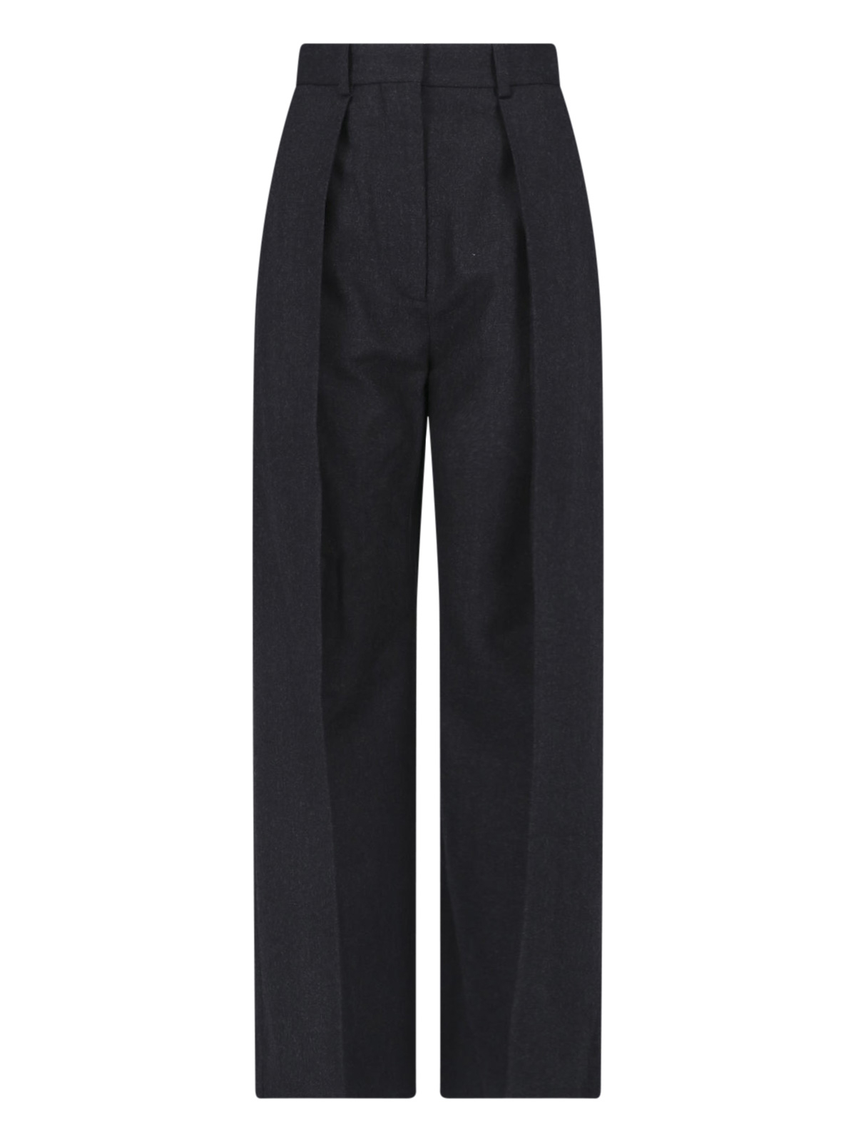 [VICTORIA BECKHAM] Trousers FW26 1226WTR002857QDARK GREY MELANGE