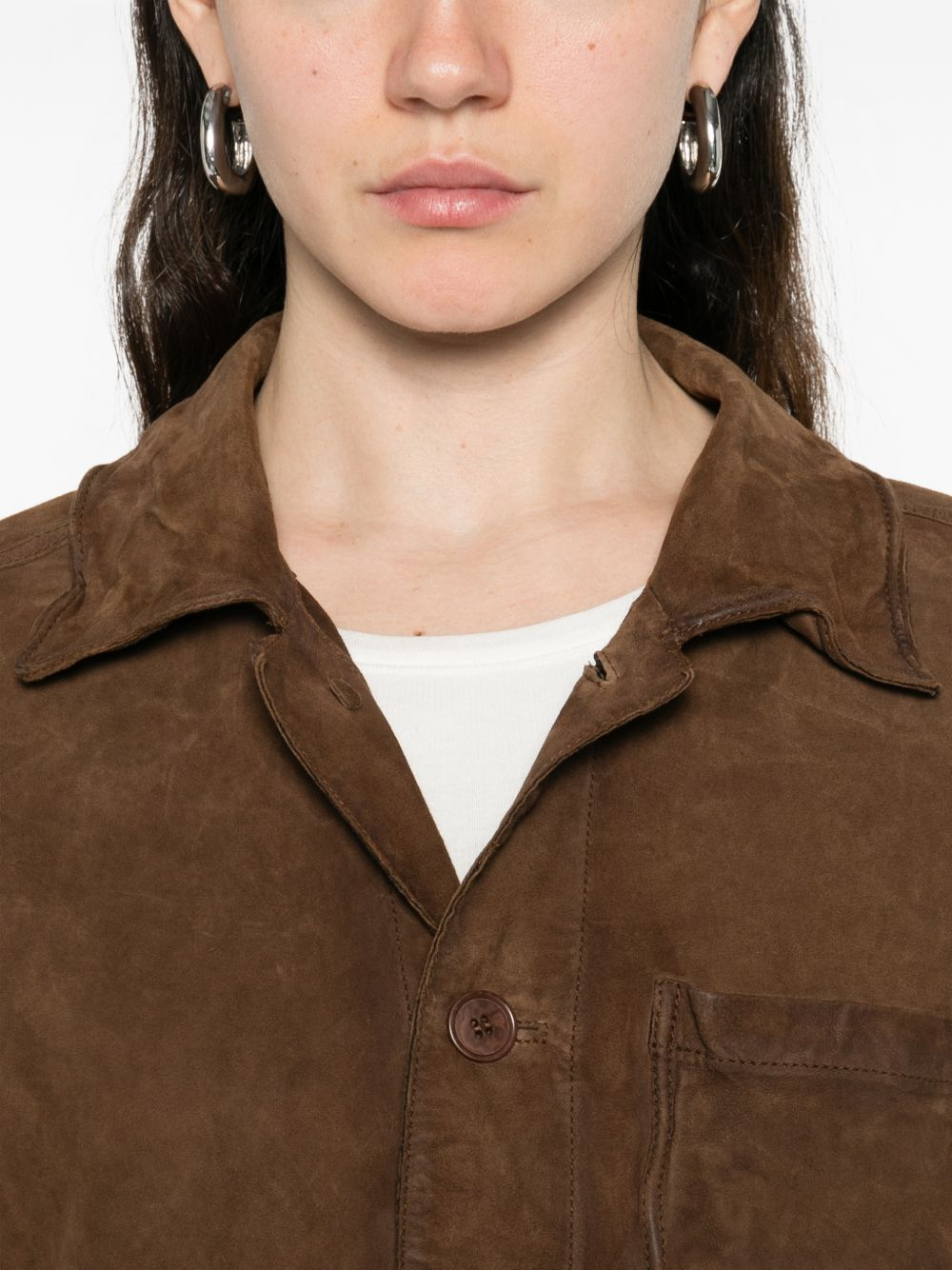 [PAROSH] Leather Jacket SS26 D431845MARFA066