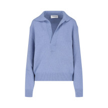 [VICTORIA BECKHAM] Knitwear FW26 1326KJU007475AOCEAN MIST MELANGE
