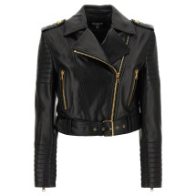 [Balmain] Leather Jacket FW25 FF1TD207LC620PA