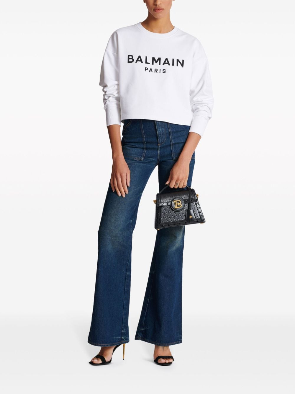 [Balmain] Sweatshirt SS24 CF1JO065BB02GAB