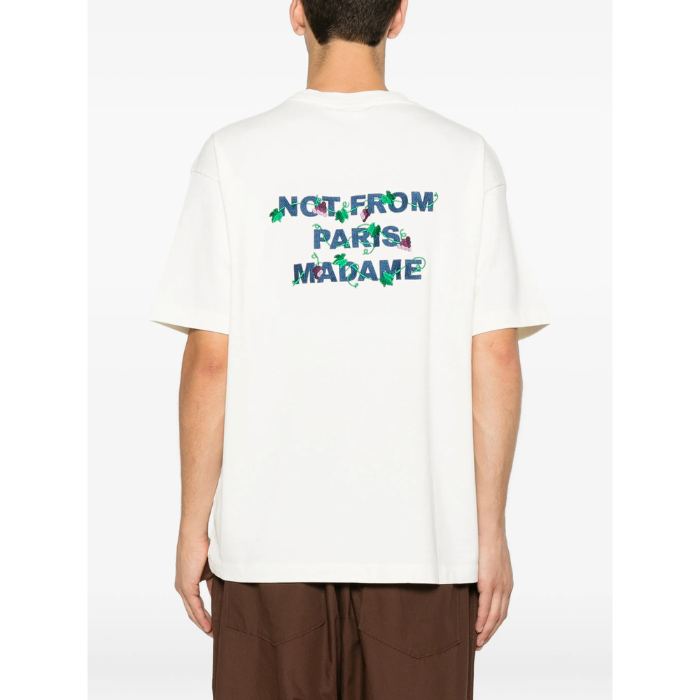 [DROLE DE MONSIEUR] T-shirts Short Sleeve FW26 L-TS327 CO248 OFFWH