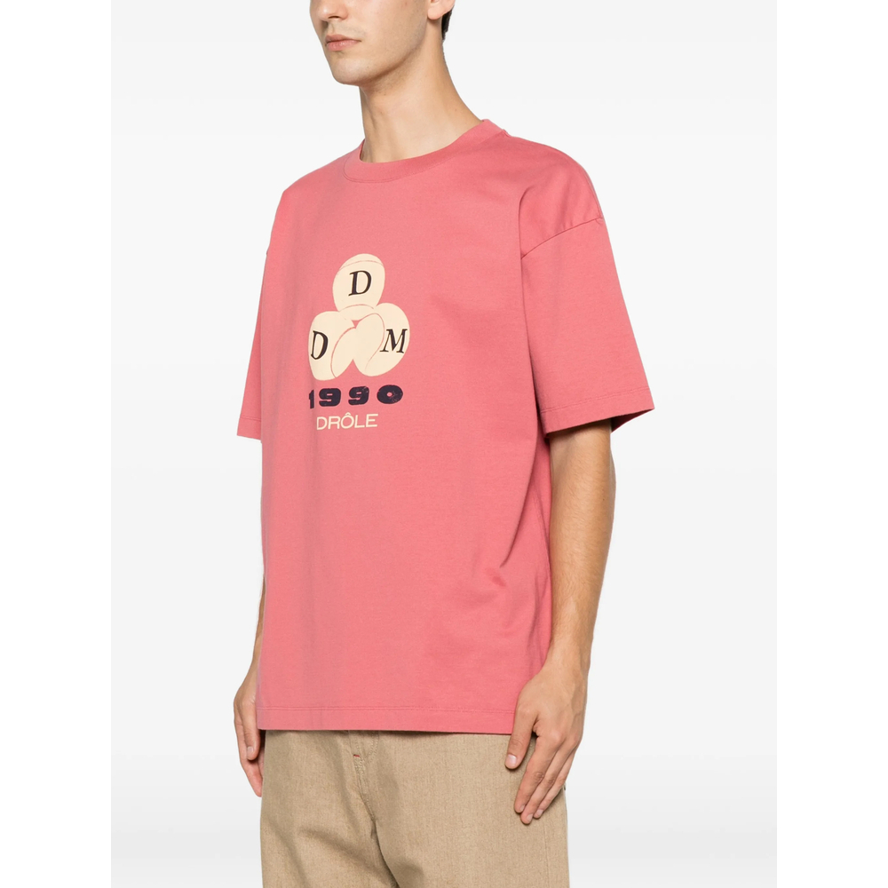 [DROLE DE MONSIEUR] T-shirts Short Sleeve FW26 L-TS328 CO248 BLPIN