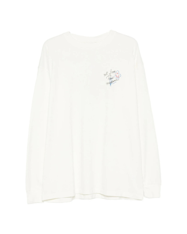 [DROLE DE MONSIEUR] T-shirts Long Sleeve FW26 L-TS340 CO248 OFFWH