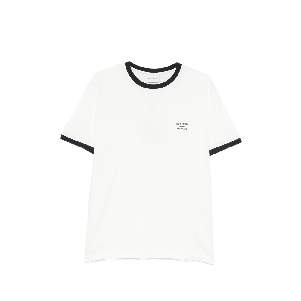 [DROLE DE MONSIEUR] T-shirts Short Sleeve FW26 PERM-TS339 CO311 OFFWH