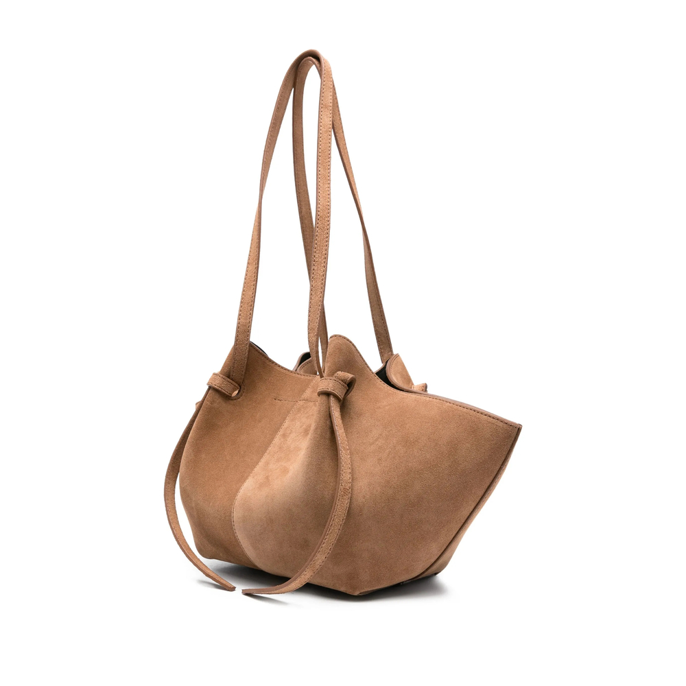 [YUZEFI] Shoulder bag FW26 MOCHI SUEDE COGNA