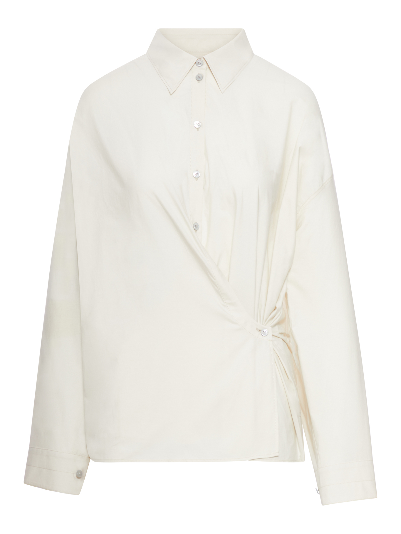[LEMAIRE] Shirts Long Sleeve FW26 SH1141LF1500WH048 LIGHT CREAM
