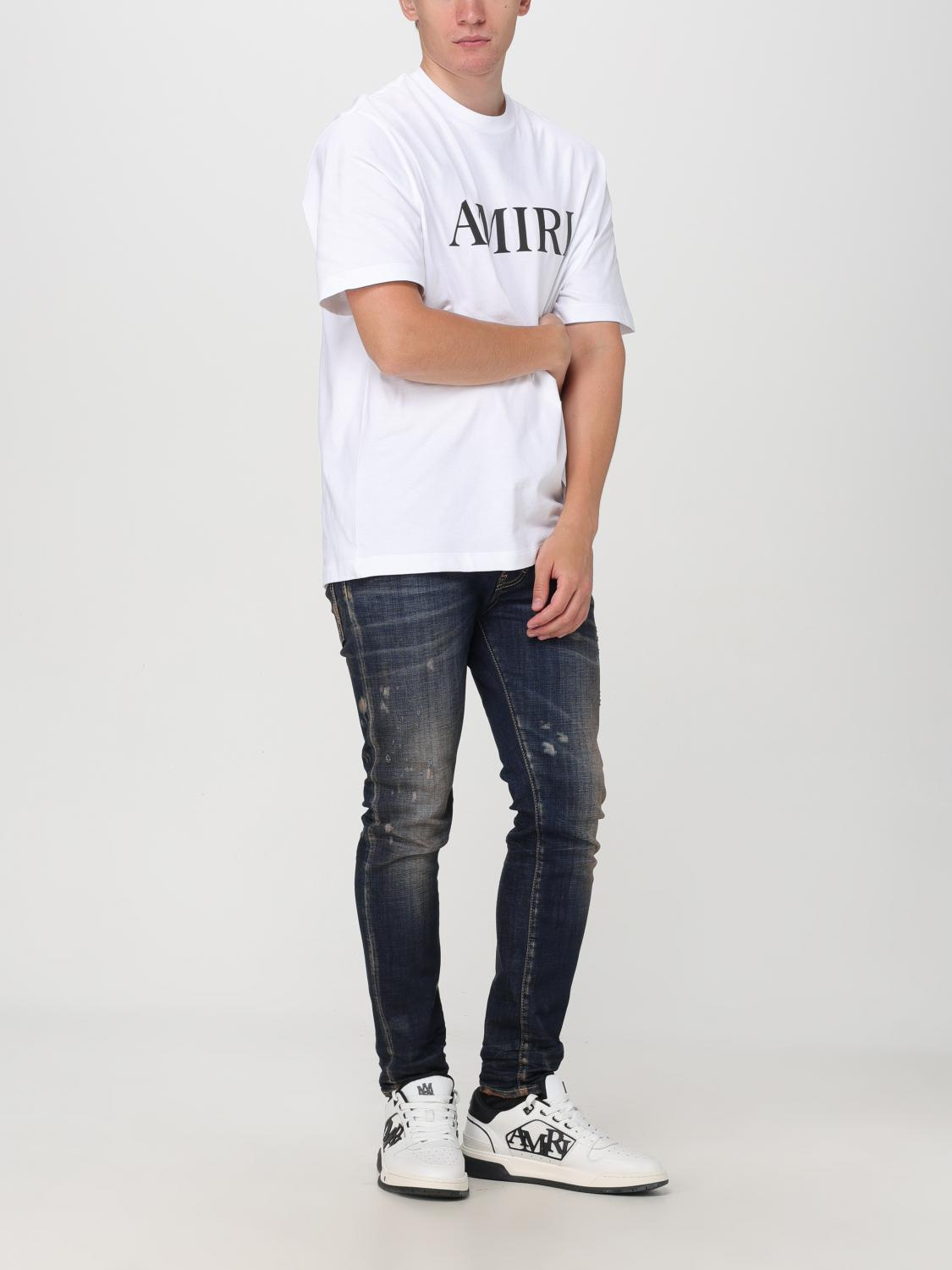 [Amiri] T-shirts Short Sleeve FW25 AMJYTE1073 WHITE