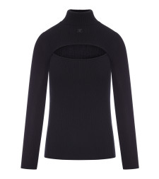 [Courreges] T-shirts Long Sleeve FW26 326MPU289FI00019999 BLACK