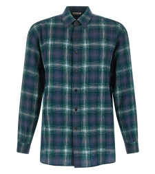 [AURALEE] Shirts Long Sleeve FW25 A25AS01WNFORESTGREENNAVY