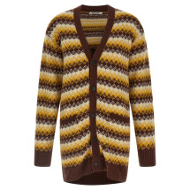 [AURALEE] Knitwear FW25 A25AC03ECBURGUNDYYELLOW