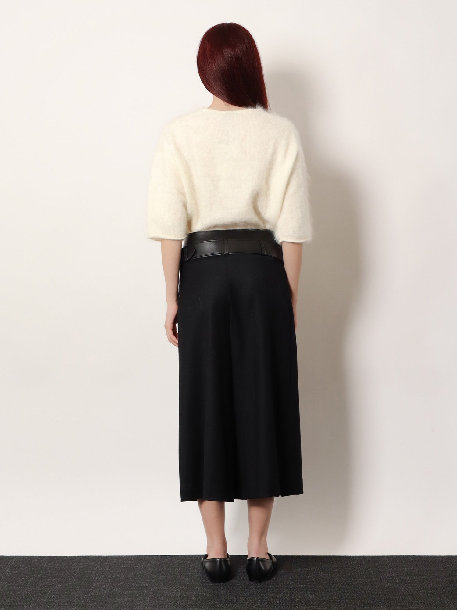 [R2W] Long skirt FW25 ROSKEA10646NBLACK