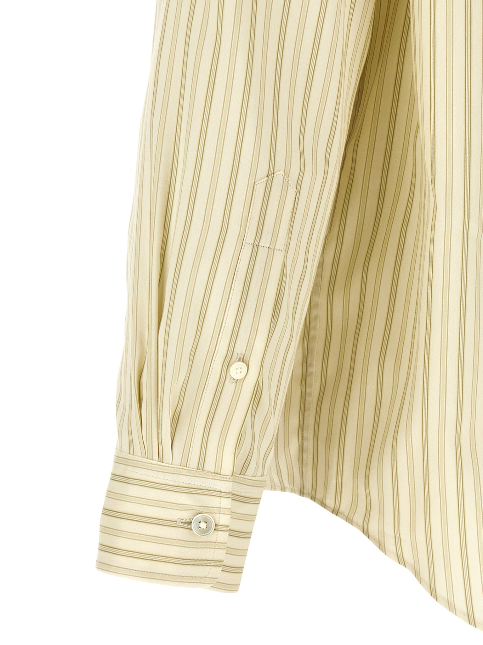 [AURALEE] Shirts Long Sleeve SS26 A26SS01CSIVORYSTRIPE