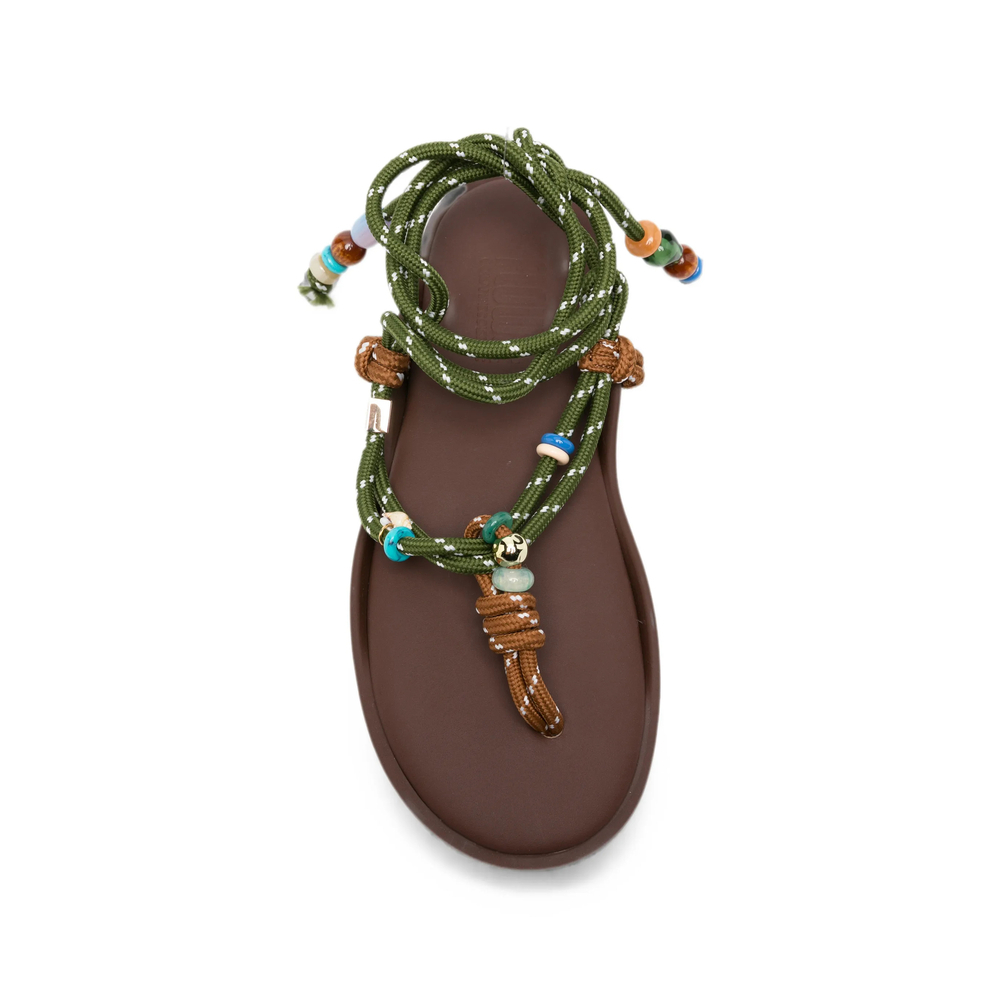 [Flowze] Sandals FW26 FLO TWIN WITH BEADS BRMGR