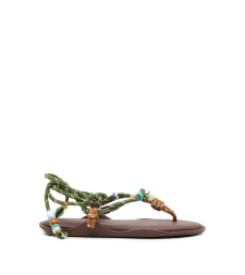 [Flowze] Sandals FW26 FLO TWIN WITH BEADS BRMGR