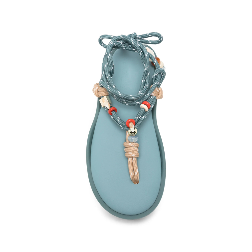 [Flowze] Sandals FW26 FLO TWIN WITH BEADS TEAL