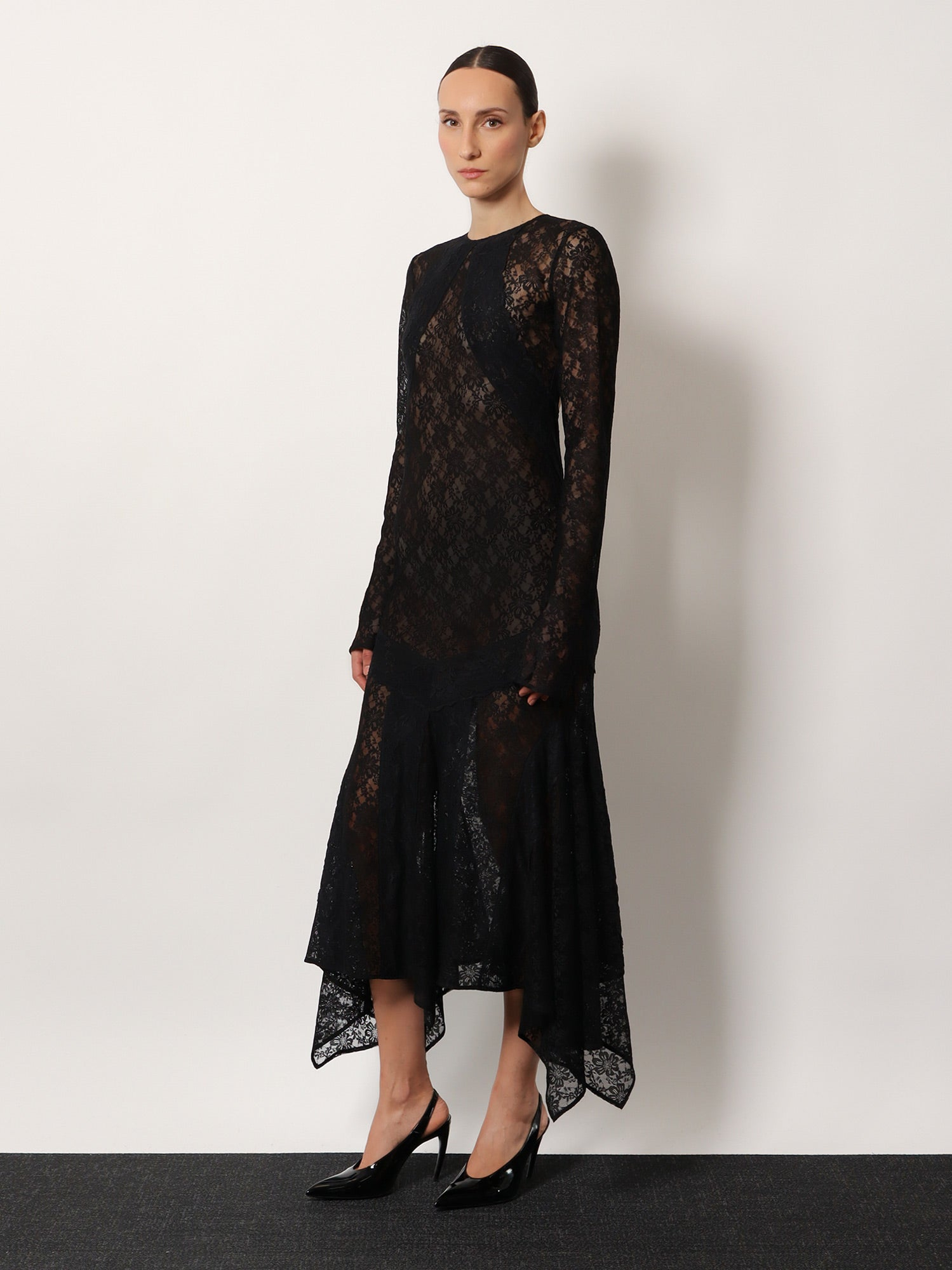 [The Attico] Long sleeve dress SS26 260WCW00258PPE001AA100