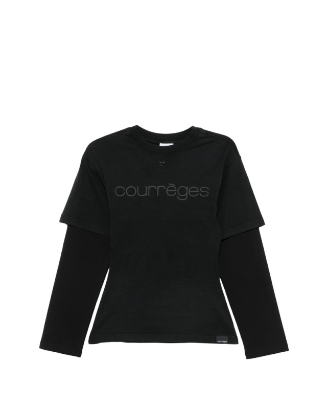 [Courreges] T-shirts Long Sleeve FW26 326JTS275JS 0305 B126