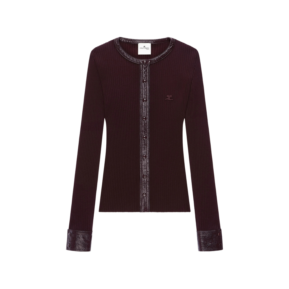 [Courreges] Cardigan FW26 326MGI056FI 0001 4010