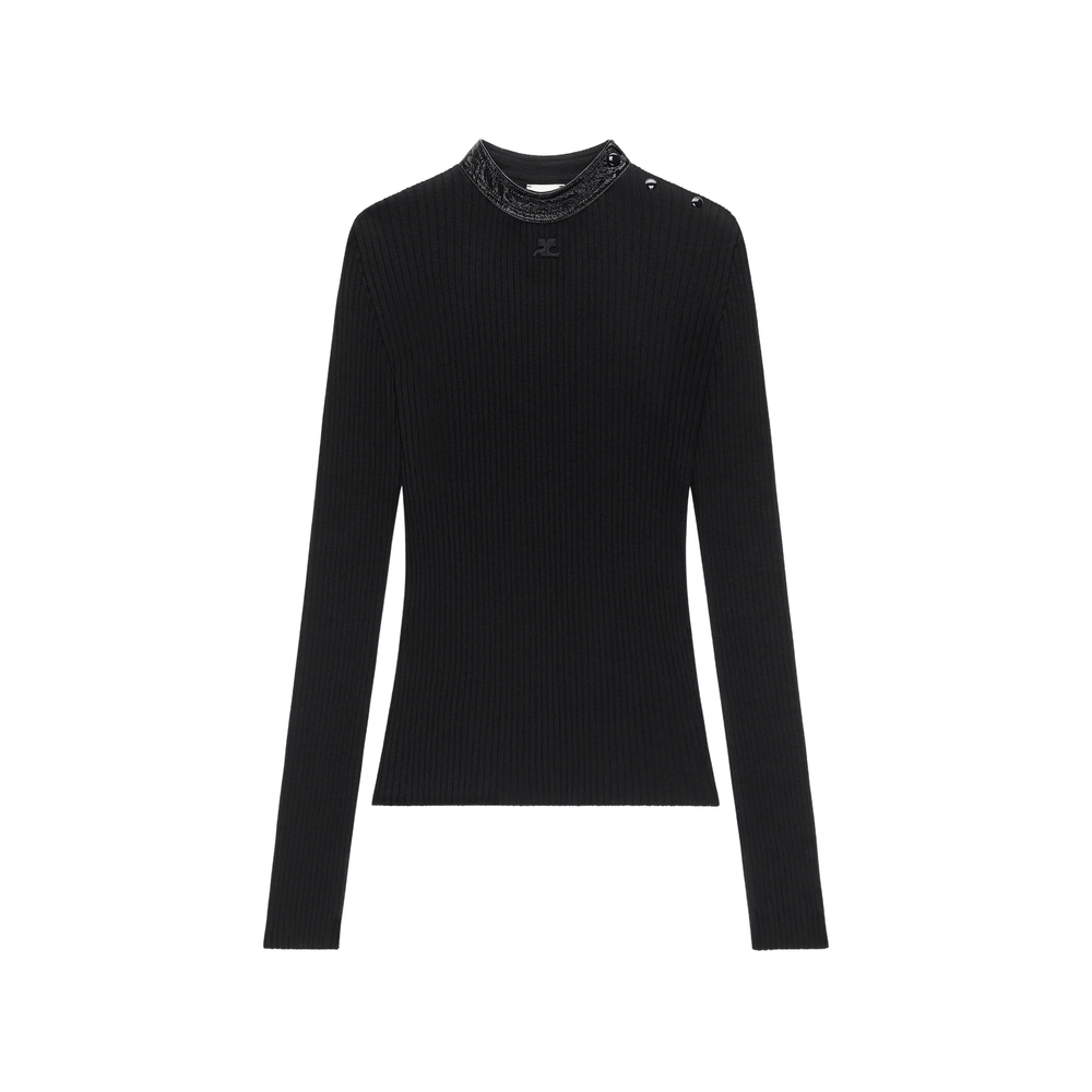 [Courreges] T-shirts Long Sleeve FW26 326MPU285FI 0001 9999