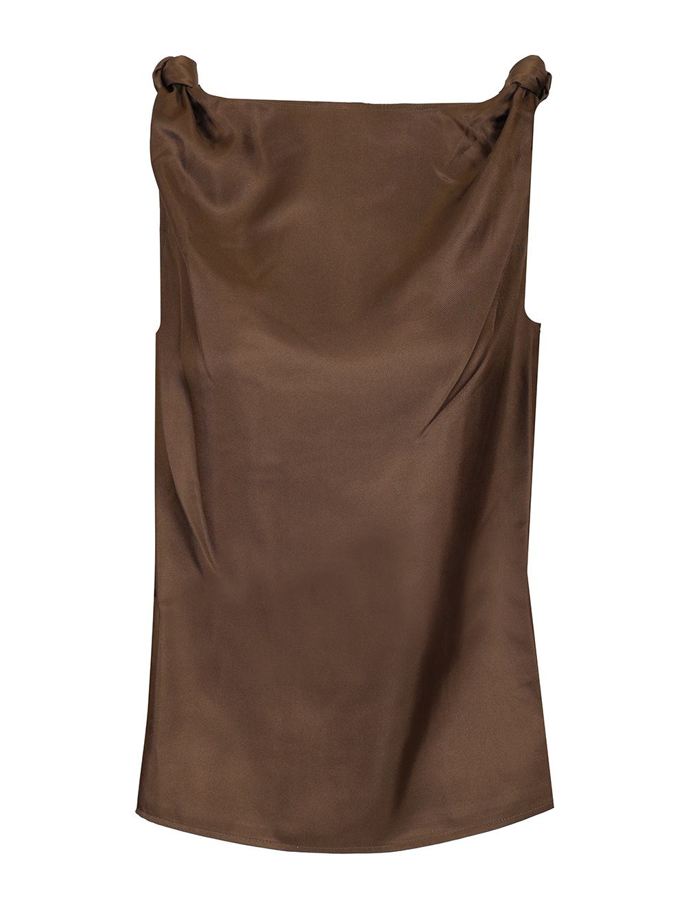 [LOULOU STUDIO] Shirts Sleeveless SS25 REMYDEEP TAUPE