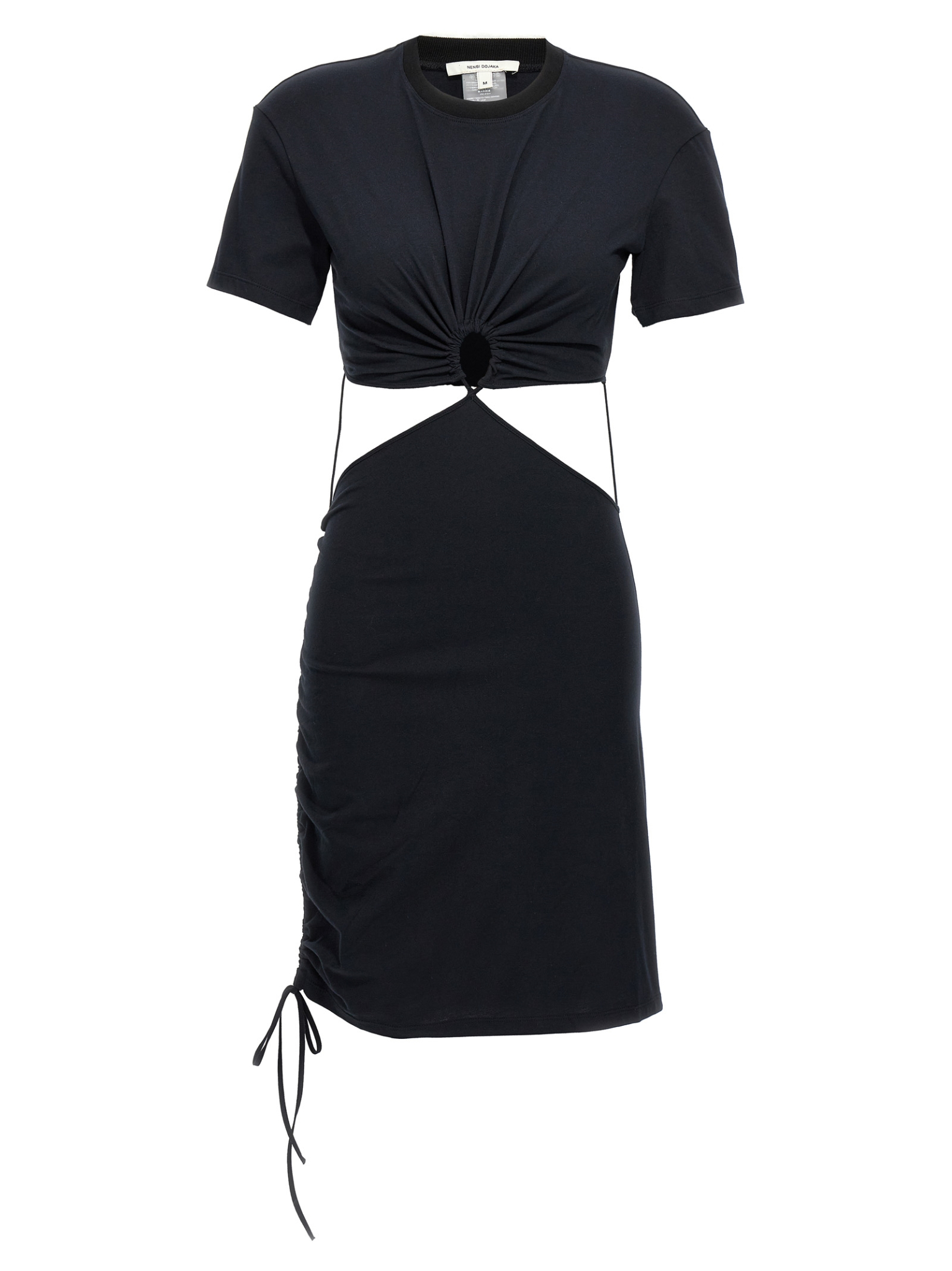 [Nensi Dojaka] Short sleeve dress SS23 NDSS23DR110BLACK