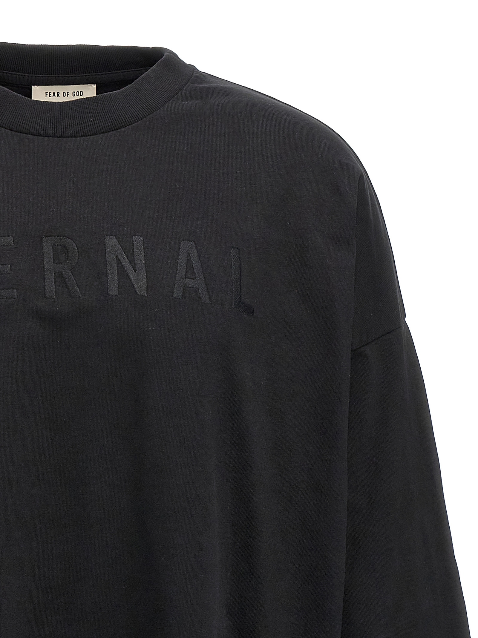 [Fear of God] T-shirts Long Sleeve SS25 FGE2505111HWJBLACK