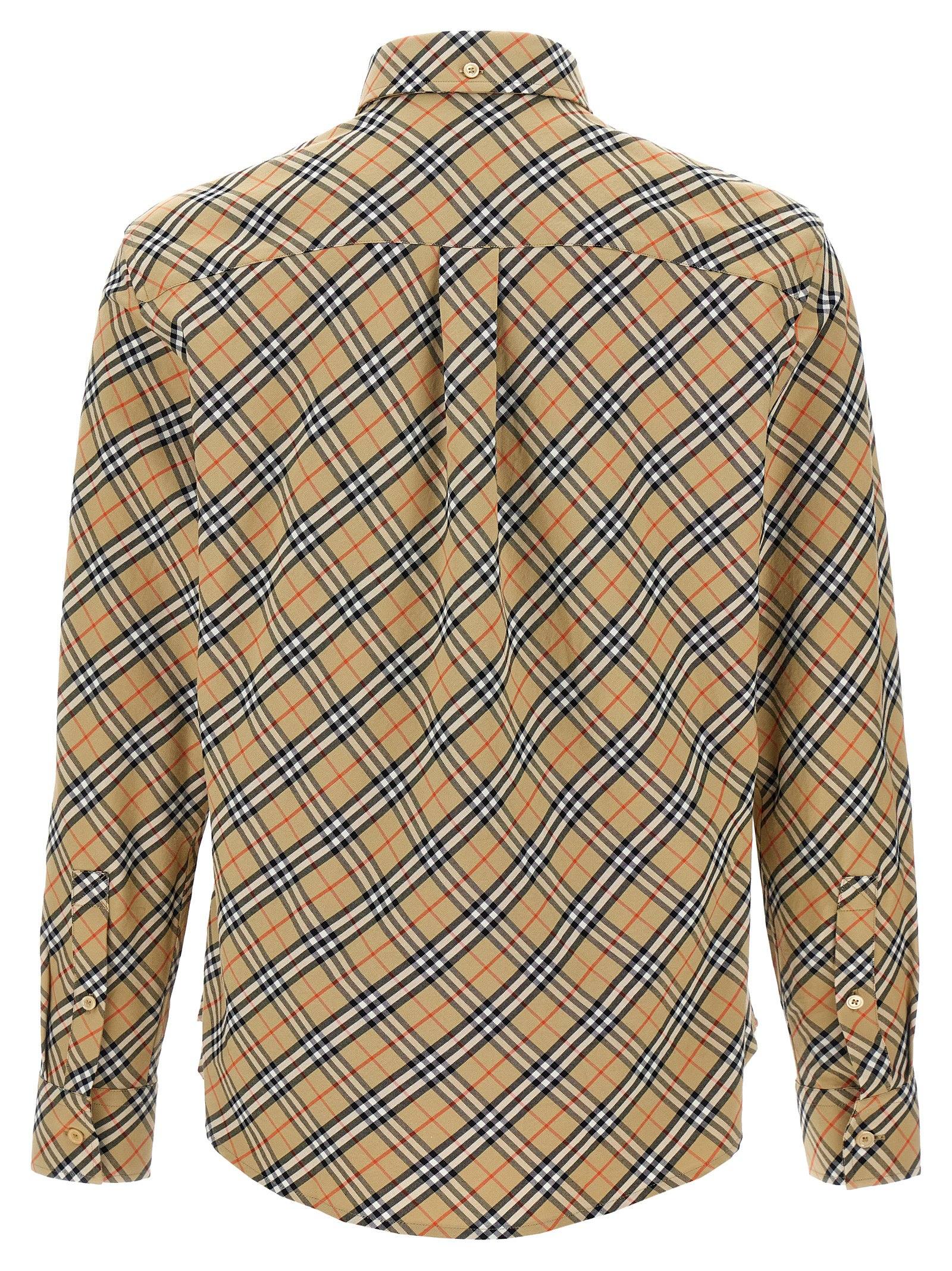 [Burberry] Shirts Long Sleeve SS25 8104072SANDIPCHECK