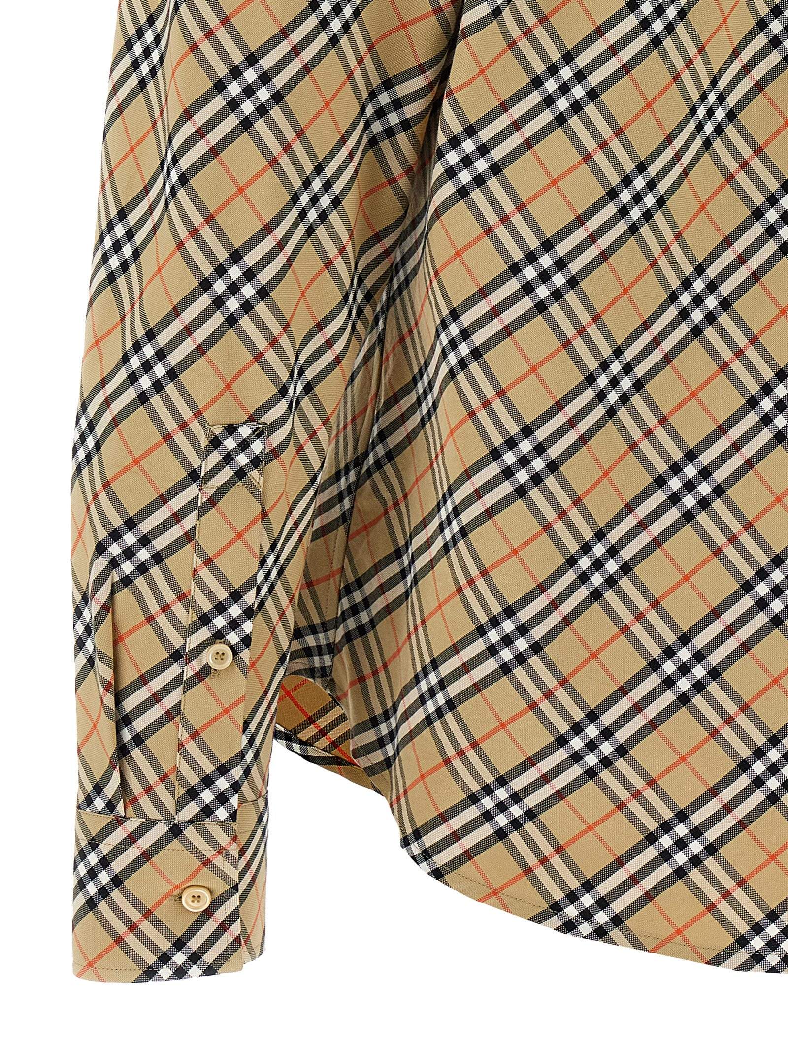[Burberry] Shirts Long Sleeve SS25 8104072SANDIPCHECK