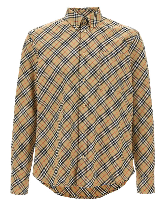 [Burberry] Shirts Long Sleeve SS25 8104072SANDIPCHECK