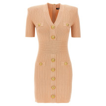 [Balmain] Short sleeve dress SS25 EF1R6045KB070LB