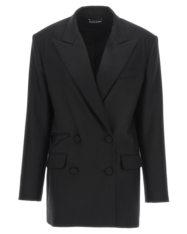 [David Koma] Blazer FW23 AW23DK11JBLACK