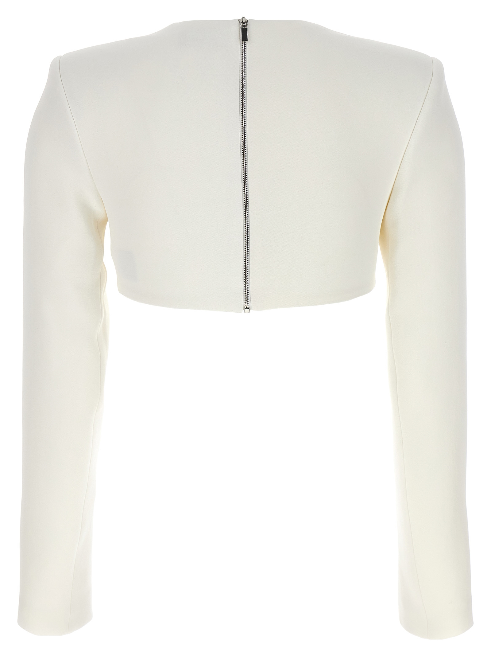 [David Koma] T-shirts Long Sleeve FW23 PF23DK11TWHITESILVER