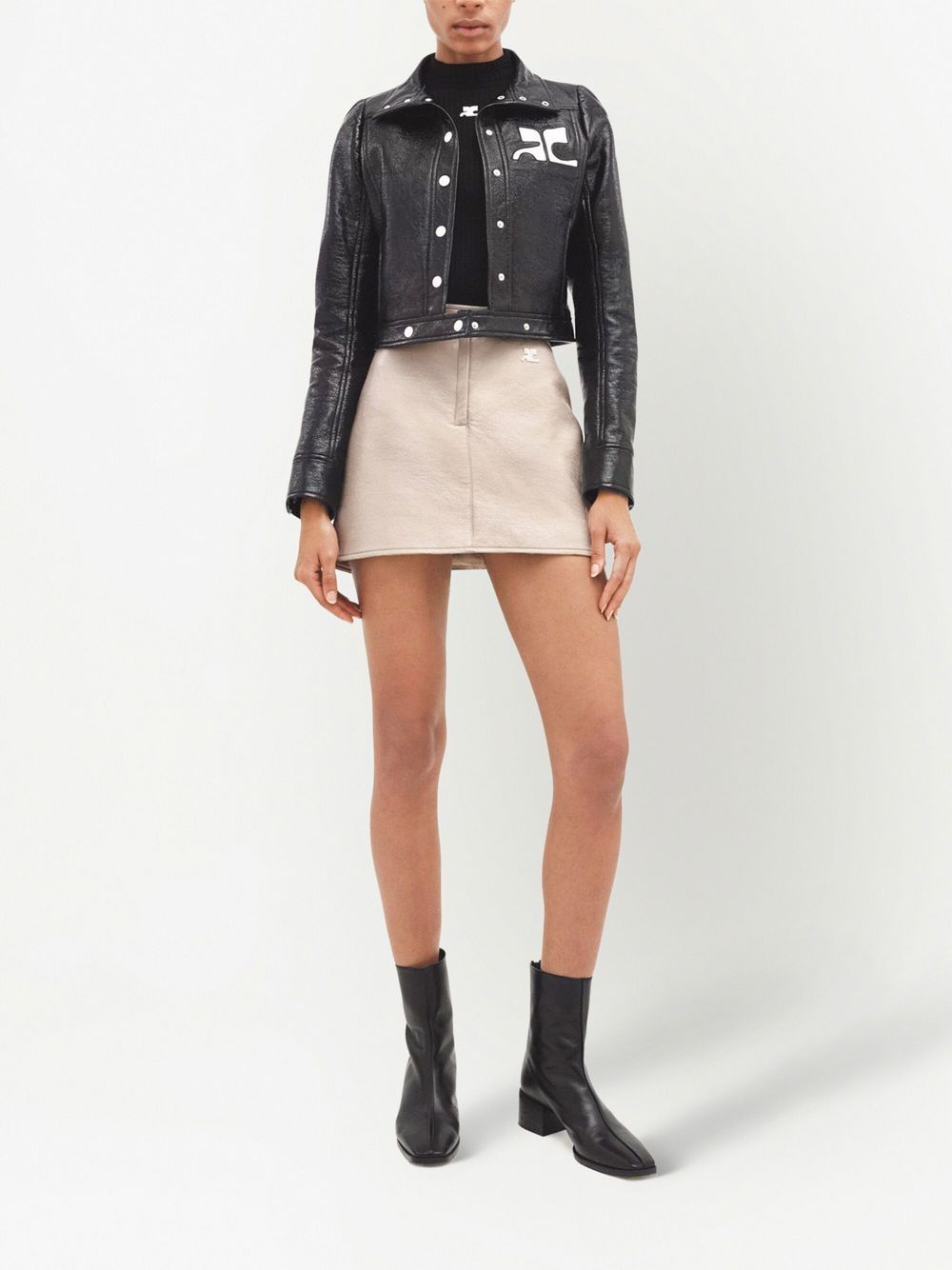 [Courreges] Leather Jacket FW26 PERCBL005VY00149999