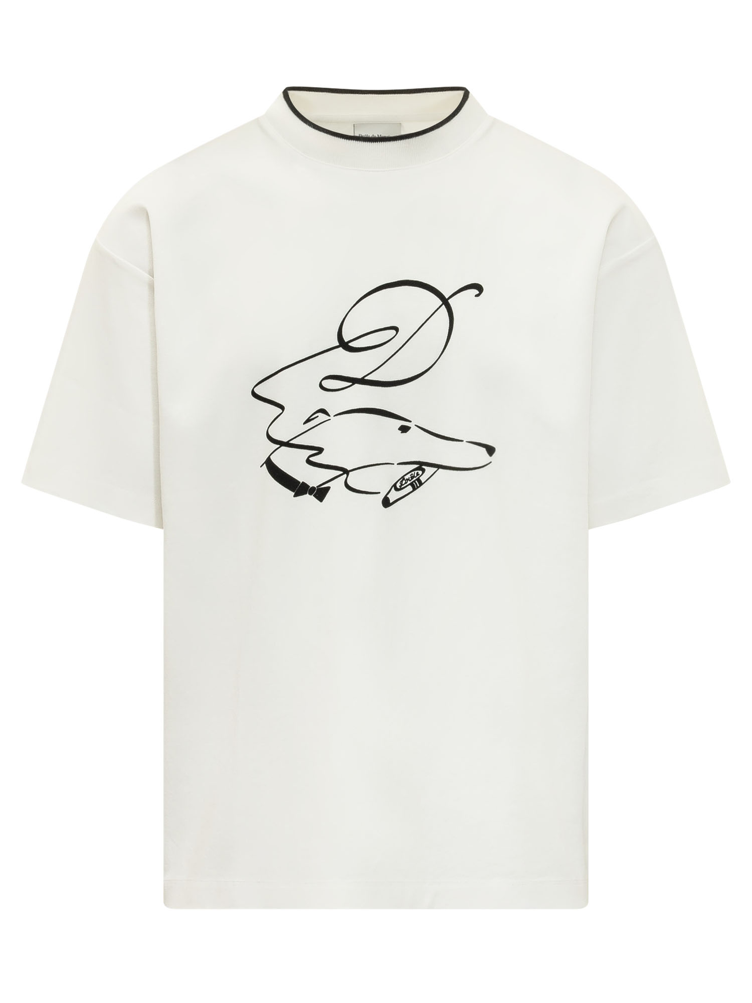 [DROLE DE MONSIEUR] T-shirts Short Sleeve FW26 LTS332CO002 OW