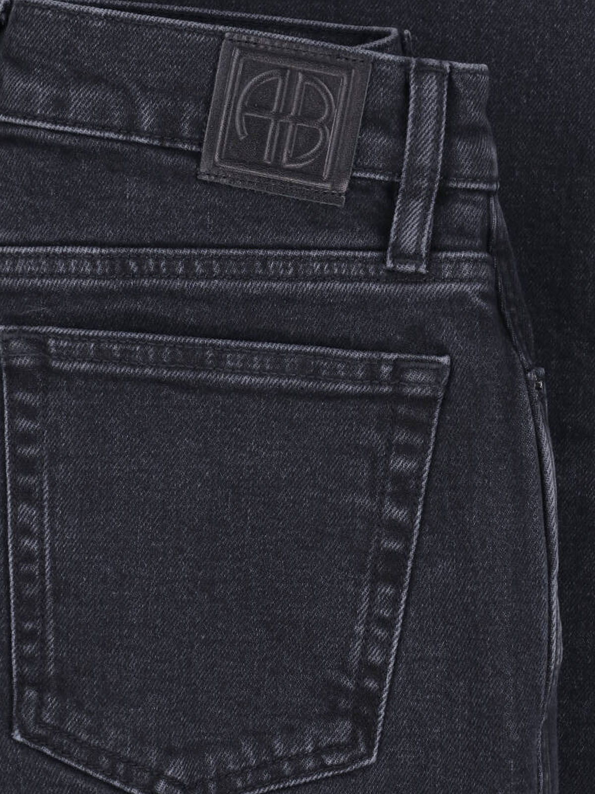 [Anine Bing] Trousers FW26 A 06 11943 VTG3VINTAGE BLACK