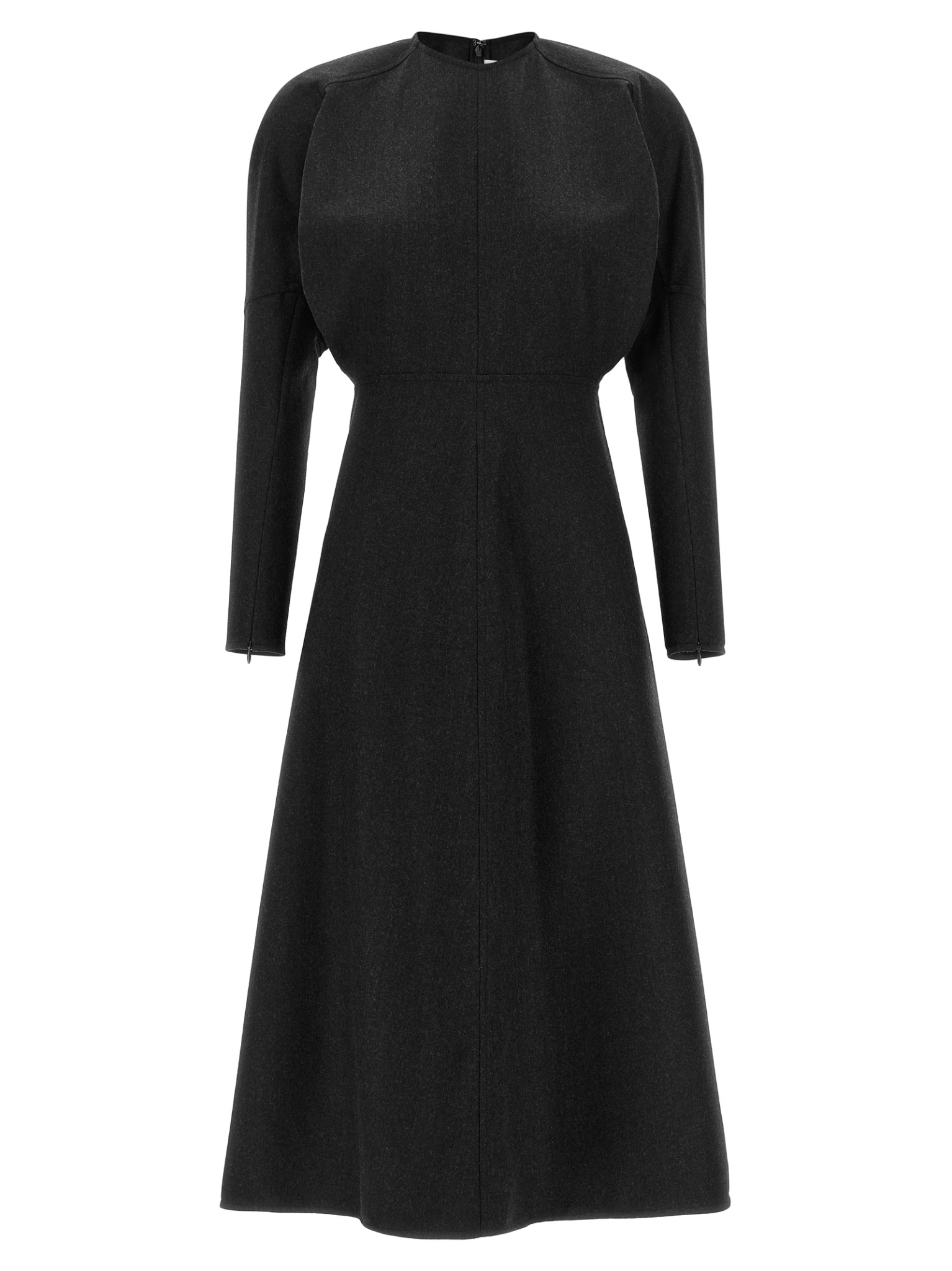 [VICTORIA BECKHAM] Long sleeve dress FW26 1124WDR005231FDARKGREYMELANGE