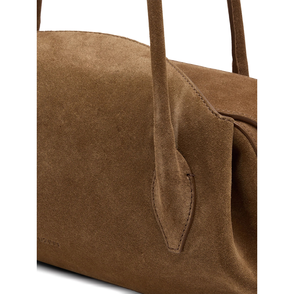 [YUZEFI] Tote bag FW26 OYSTER SHOULDE SUEDE COGNA