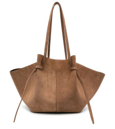 [YUZEFI] Shoulder bag FW26 LARGE MOCHI SUEDE COGNA