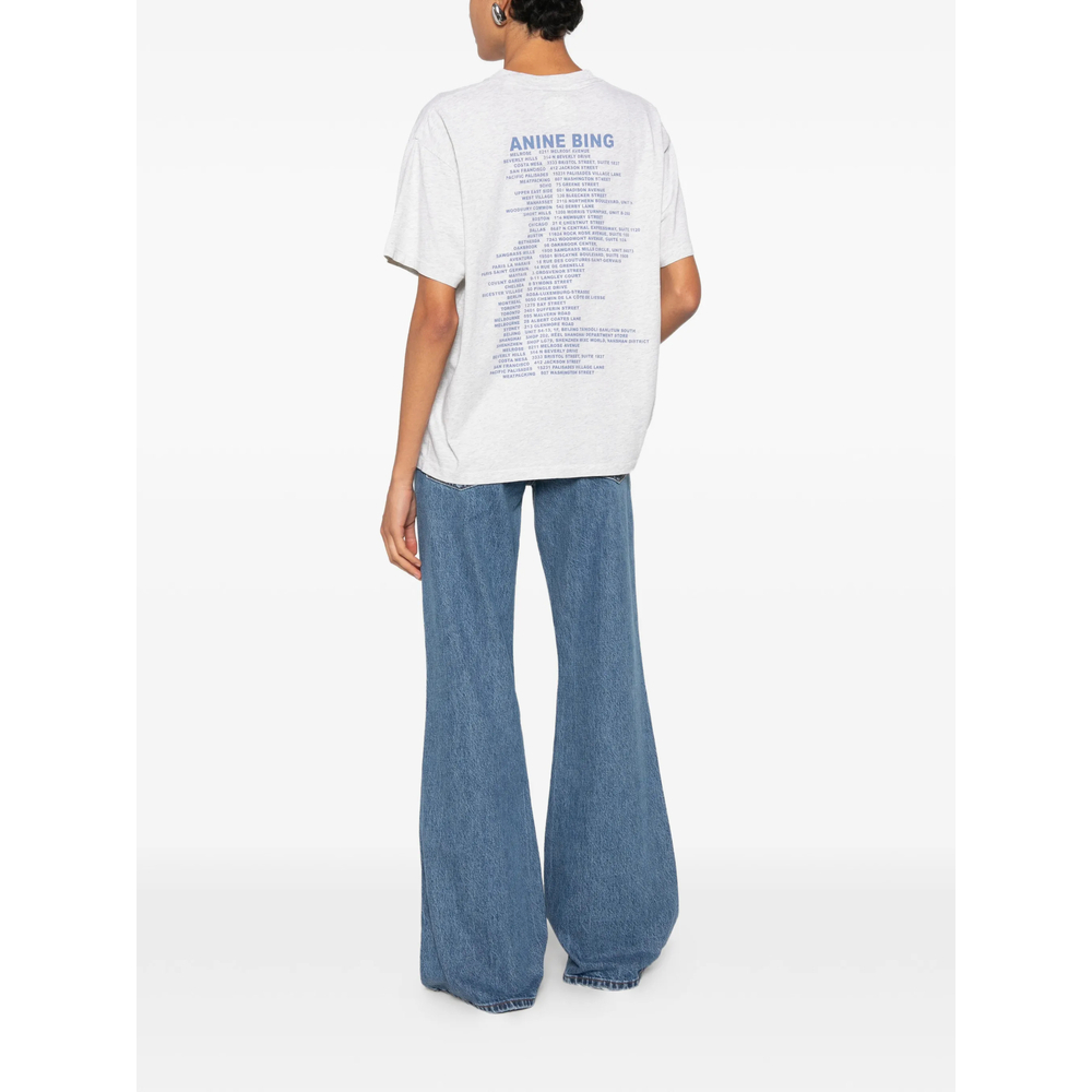 [Anine Bing] T-shirts Short Sleeve FW26 A-08-12929  GRY1