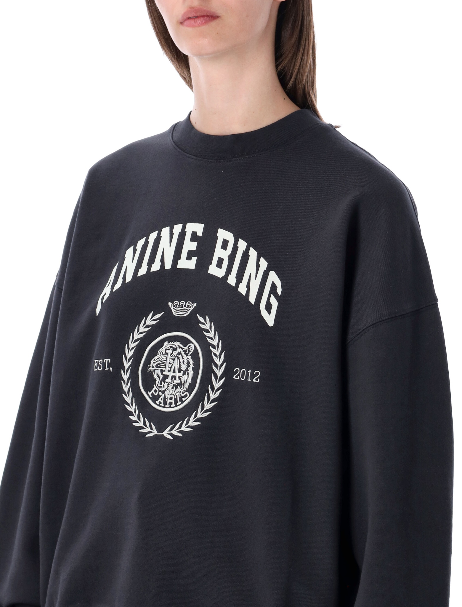 [Anine Bing] Sweatshirt FW26 A0812679VTG3VINTAGE BL