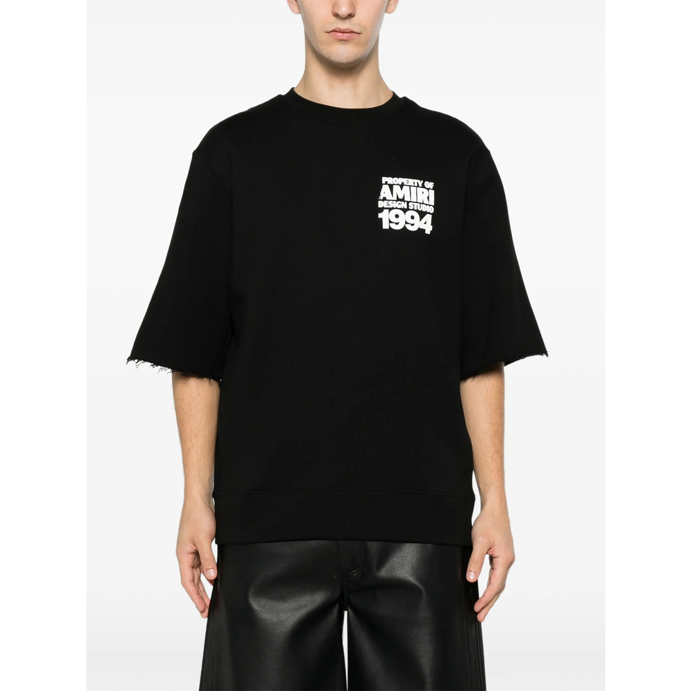 [Amiri] T-shirts Short Sleeve FW26 AMTOJR1195  BLACK