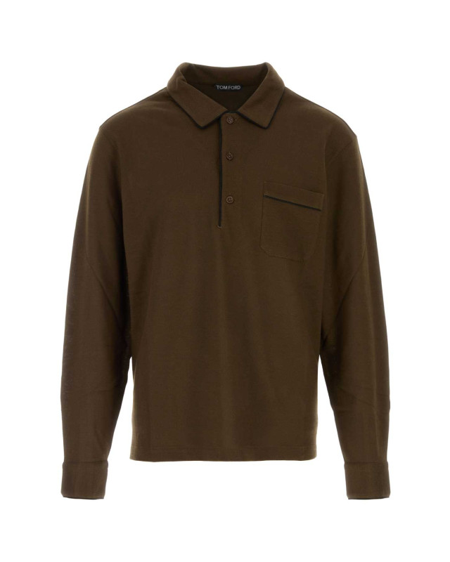 [Tom Ford] Shirts Long Sleeve FW26 JPL019JMS032 EBK