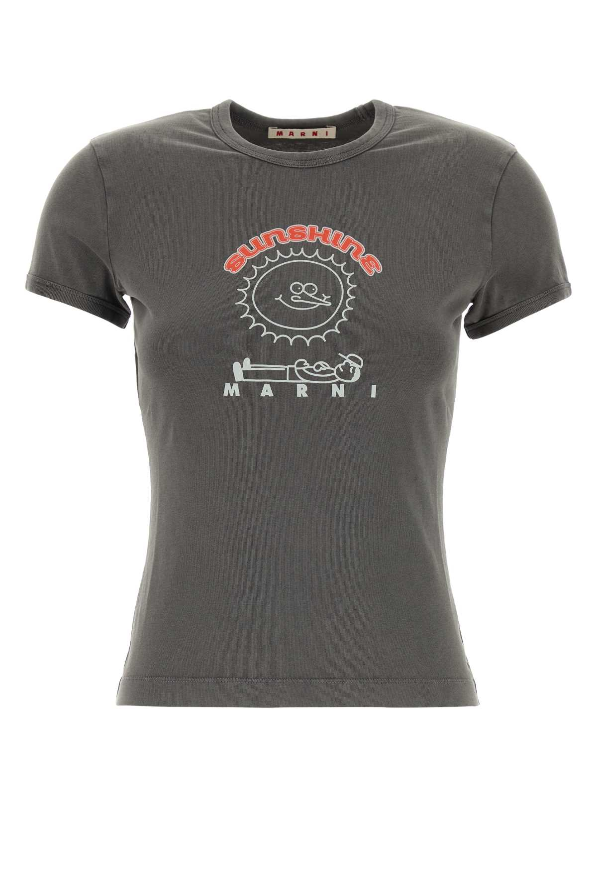 [Marni] T-shirts Short Sleeve FW26 THJE0400GPUSCZ30 TCN55