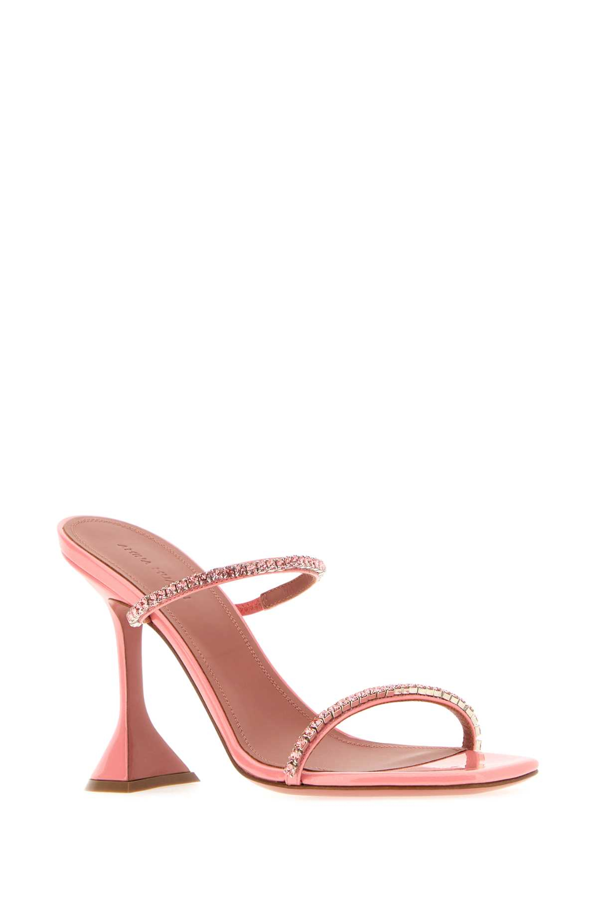 [Amina Muaddi] Sandals FW26 GILDASLIPPER95 PEACH