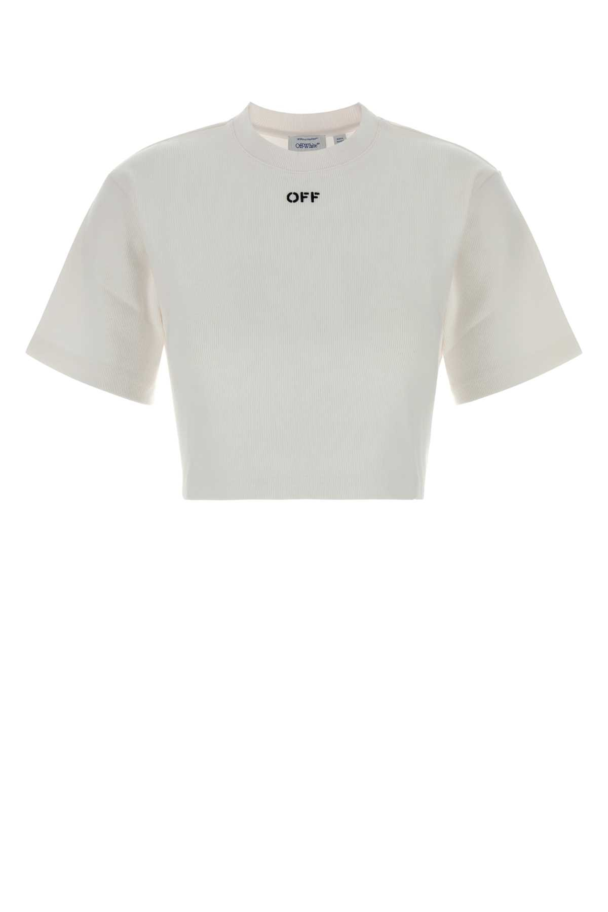 [Off White] T-shirts Short Sleeve FW26 2FA00678T W102