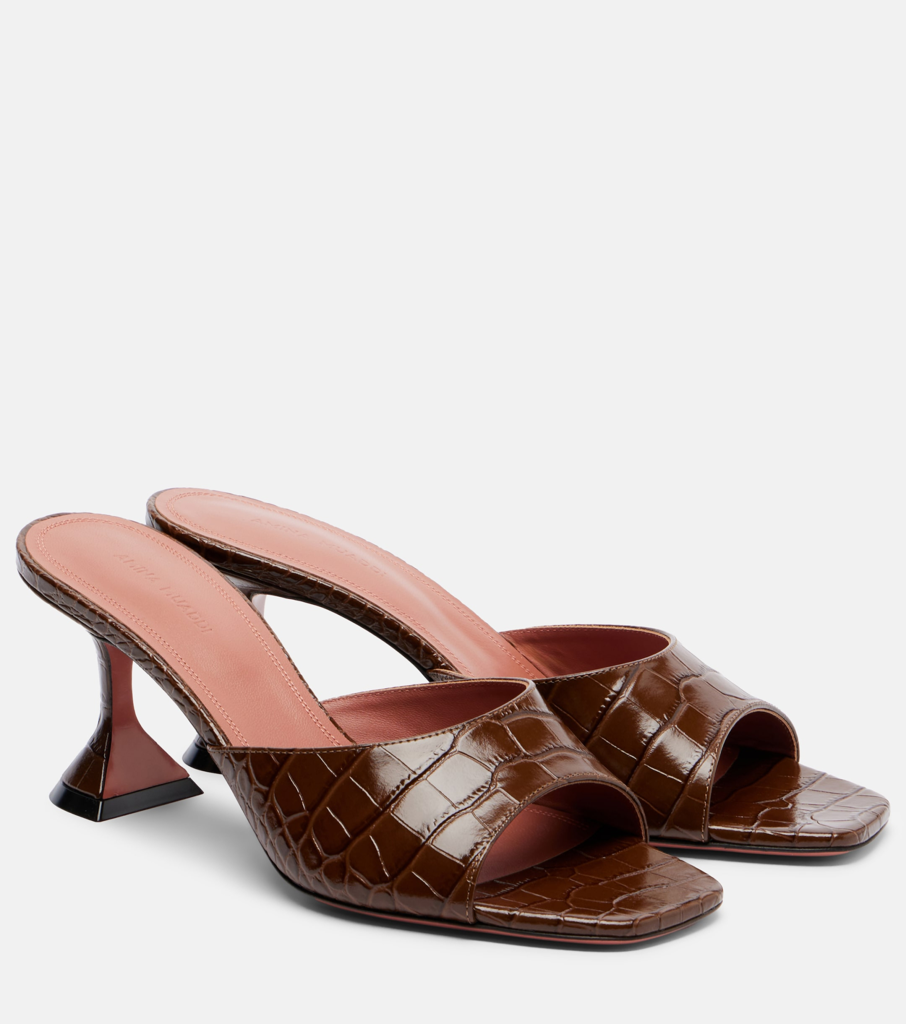 [Amina Muaddi] Sandals SS26 LUPITASLIPPER70BROWN