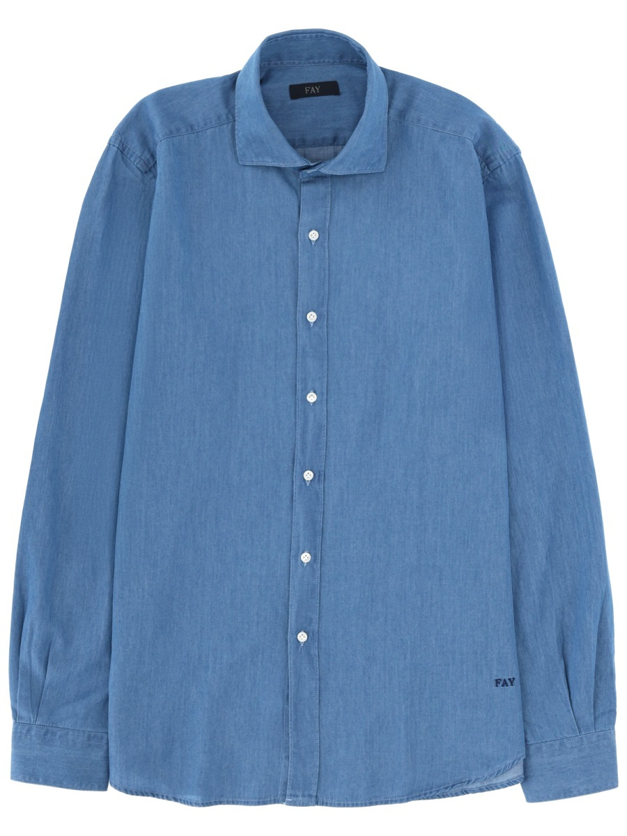 [Fay] Shirts Long Sleeve SS26 NCMA1521_15LMJPU200