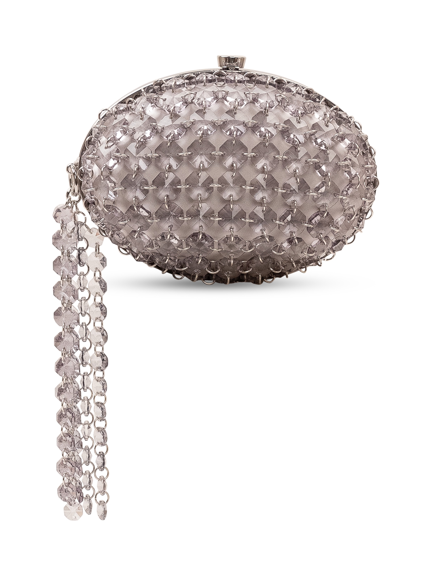 [Self-portrait] Clutch bag FW26 PF26322AGR GREY